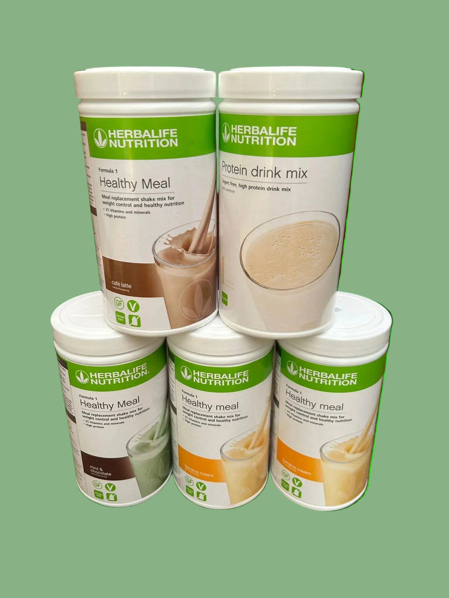 4 Shake & 1 Protein Drink Mix Nutrition Bundle (Choose Flavours 4 Shake & 1 Protein Drink Mix Nutrition Bundle (Choose Flavours