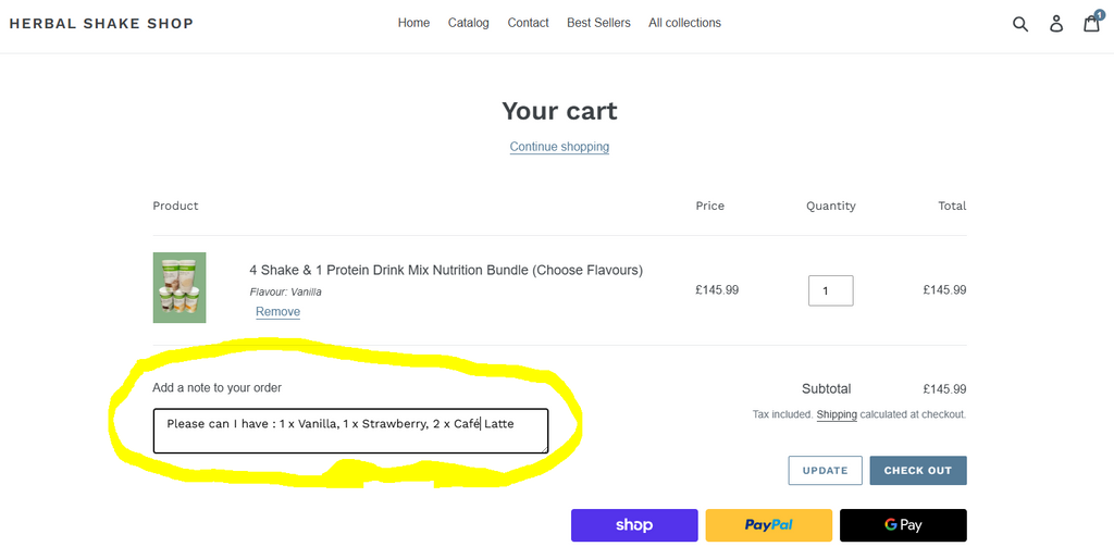 4 Shake & 1 Protein Drink Mix Nutrition Bundle (Choose Flavours)