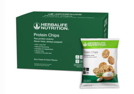 Herbalife Protein Chips – Barbecue / Sour Cream (10 x 30g)