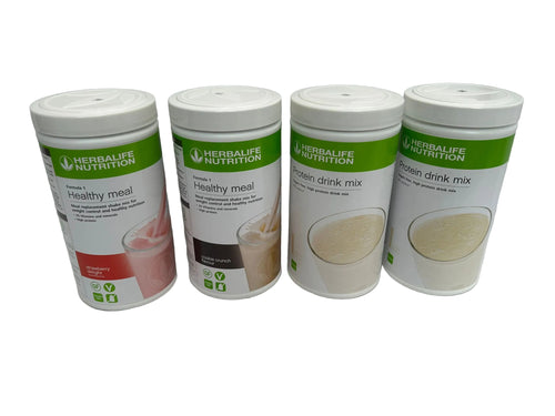 Four Herbalife Nutrition product .